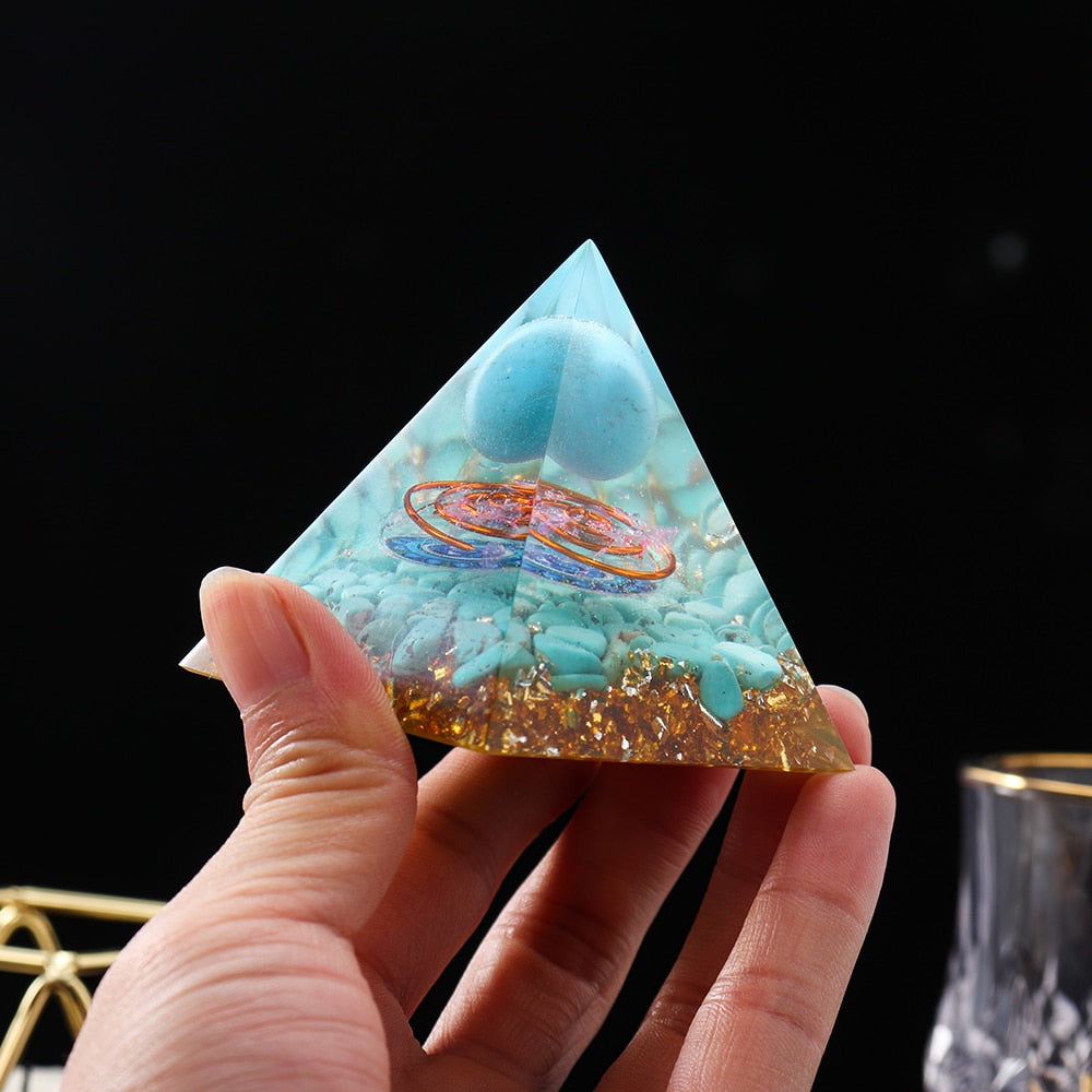 Tranquil Protection Turquoise Pyramid