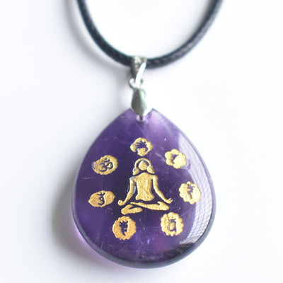 7 Chakra Meditating Necklace Kit