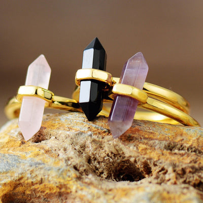 Soul Connection Hexagonal Crystal Ring