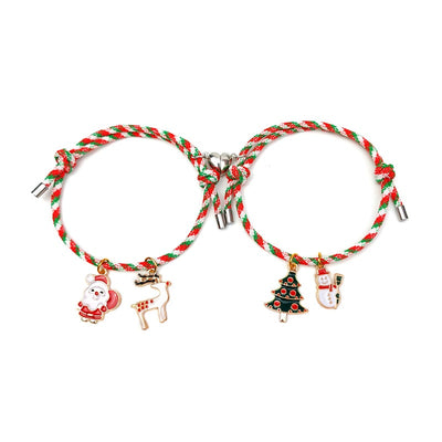 Christmas Couple Magnet Bracelet