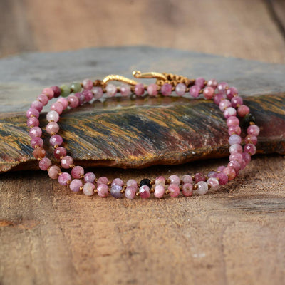 Self-Compassion Pink Tourmaline Necklace