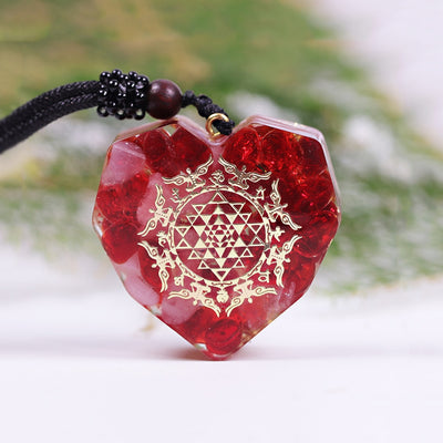 Long Lasting Love Red Agate Necklace