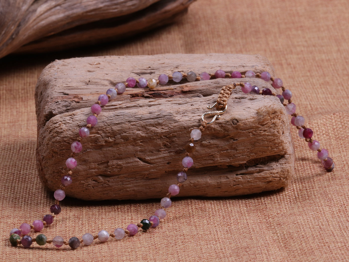 Self-Compassion Pink Tourmaline Necklace