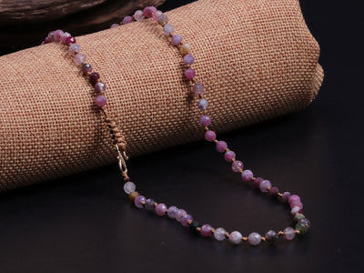 Self-Compassion Pink Tourmaline Necklace