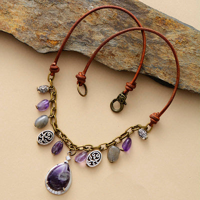 Athena’s Clarity Amethyst Necklace