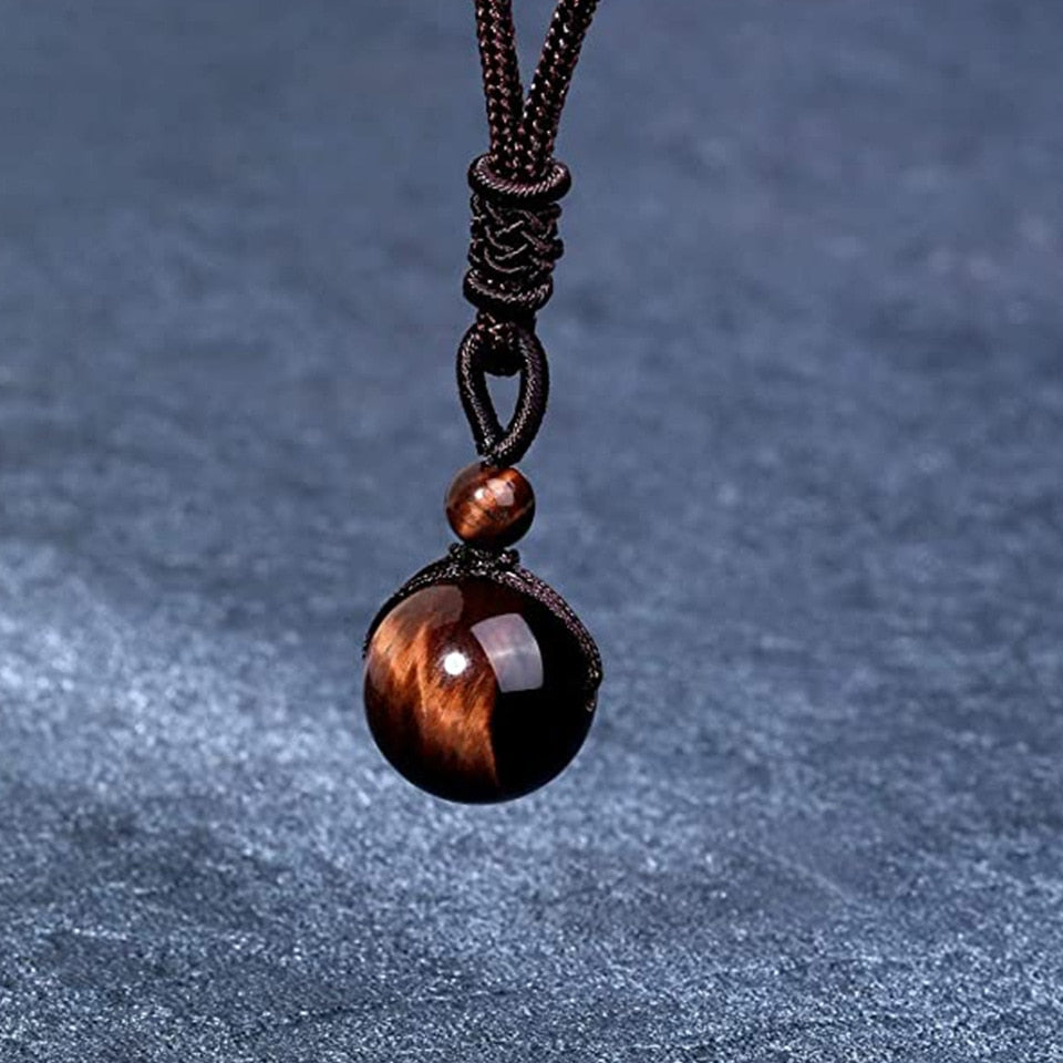 Orb of Opportunity Tiger’s Eye Necklace
