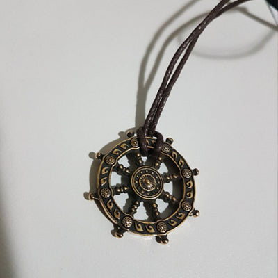 Dharma Wheel of Life Necklace