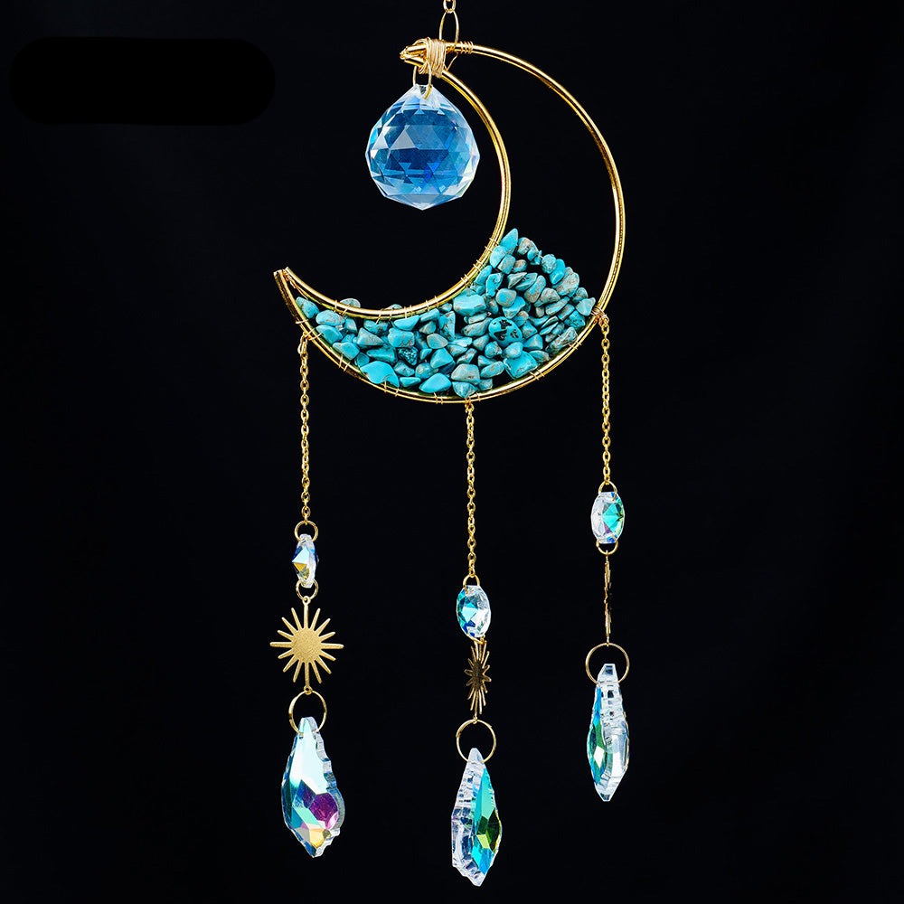 Sparkling Healing And Clarity Turquoise Suncatcher