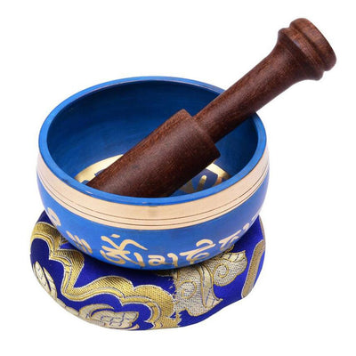 Timeless Blue Tibetan Singing Bowl Set