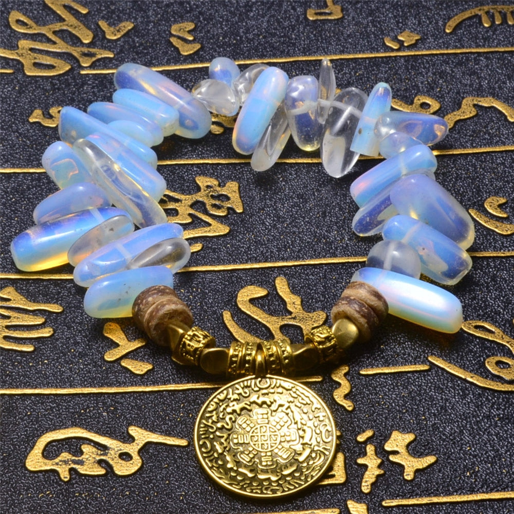 Opal Gravel Jiugong Bracelet