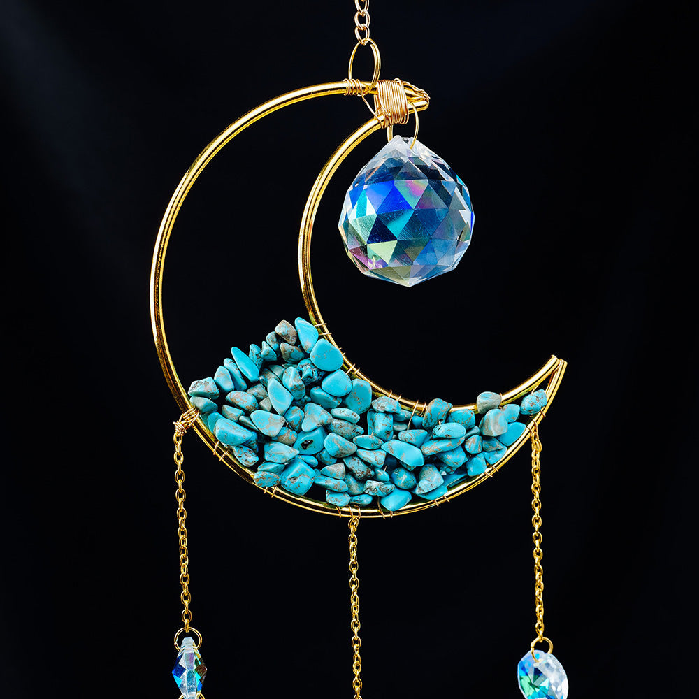Sparkling Healing And Clarity Turquoise Suncatcher