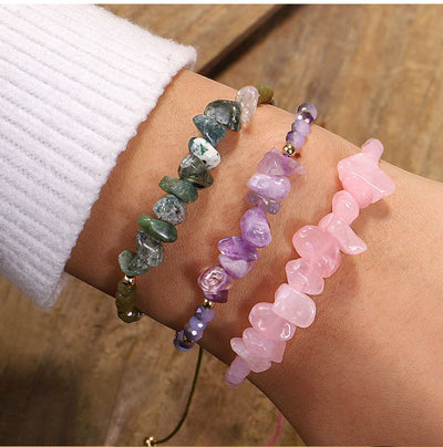 Colorful Crystal Beaded Bracelet