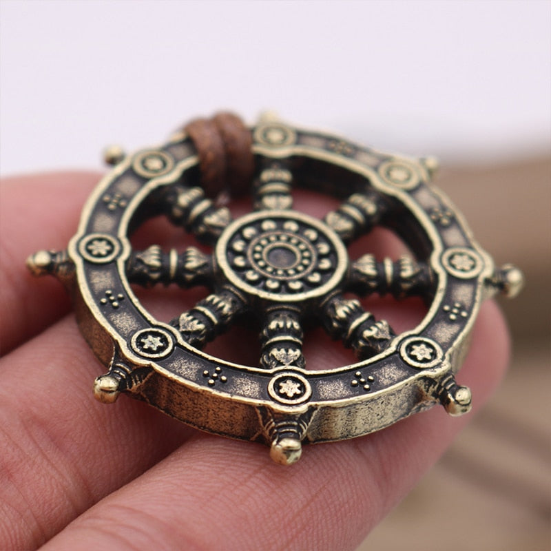 Dharma Wheel of Life Necklace