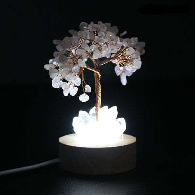 Tree Of Healing Amethyst Lamp