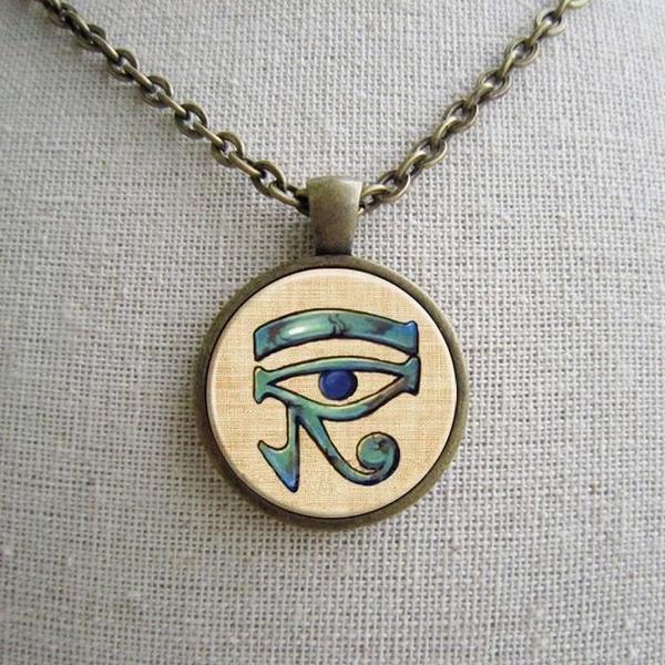 Ancient Eye Of Horus Necklace pendant