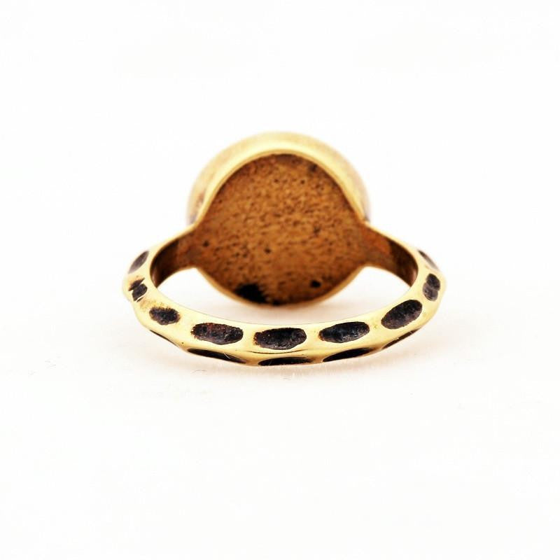 Antique Bronze Plated Mood Ring Rings