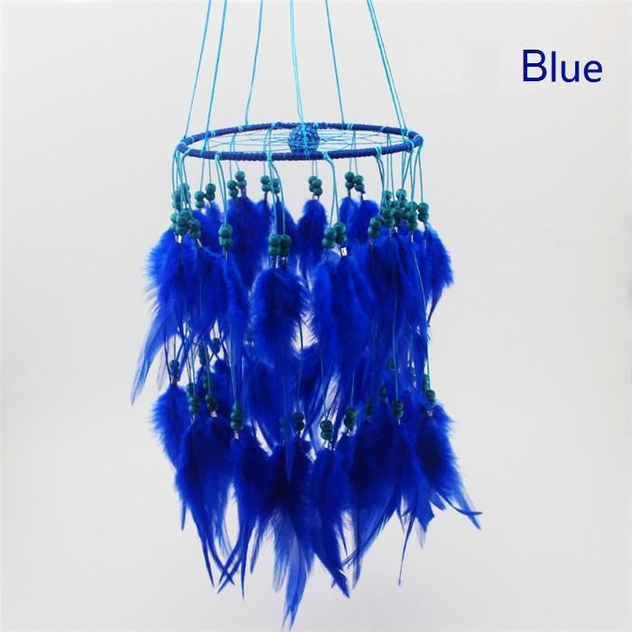 Beautiful Chandelier Dream Catcher Blue / 45cm Dreamcatchers