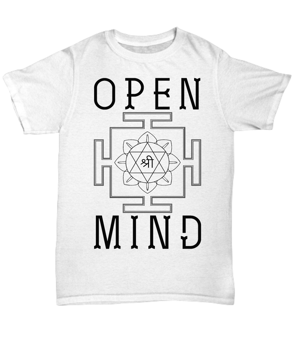 Being Open Minded Unisex Tee / White / sml Shirt / Hoodie