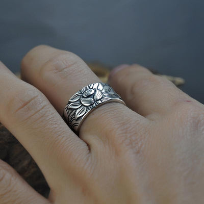 Blossom of My Heart Sterling Silver Ring Rings
