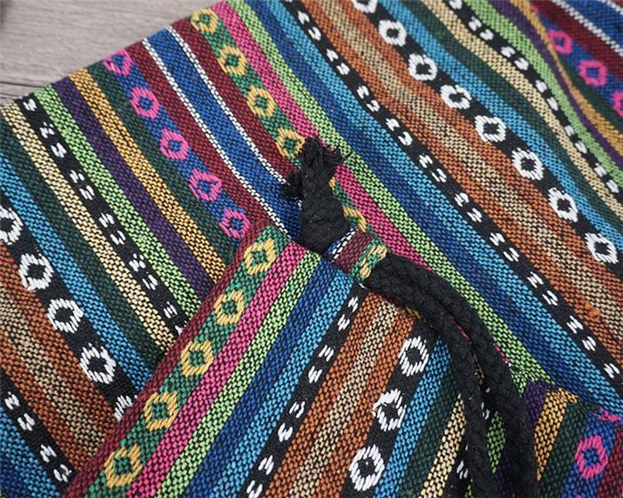 Bohemian Ethnic Drawstring Bag Bags