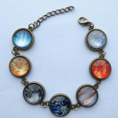 Brass Galaxy Jewelry with Antique Flair Bracelet Necklaces