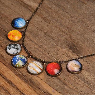 Brass Galaxy Jewelry with Antique Flair Necklace Necklaces
