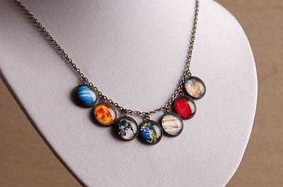 Brass Galaxy Jewelry with Antique Flair Necklaces