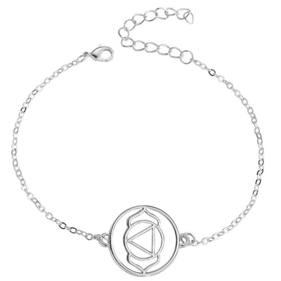 Chakra Energy Bracelet 3rd Eye Chakra Ajna / Silver Bracelet