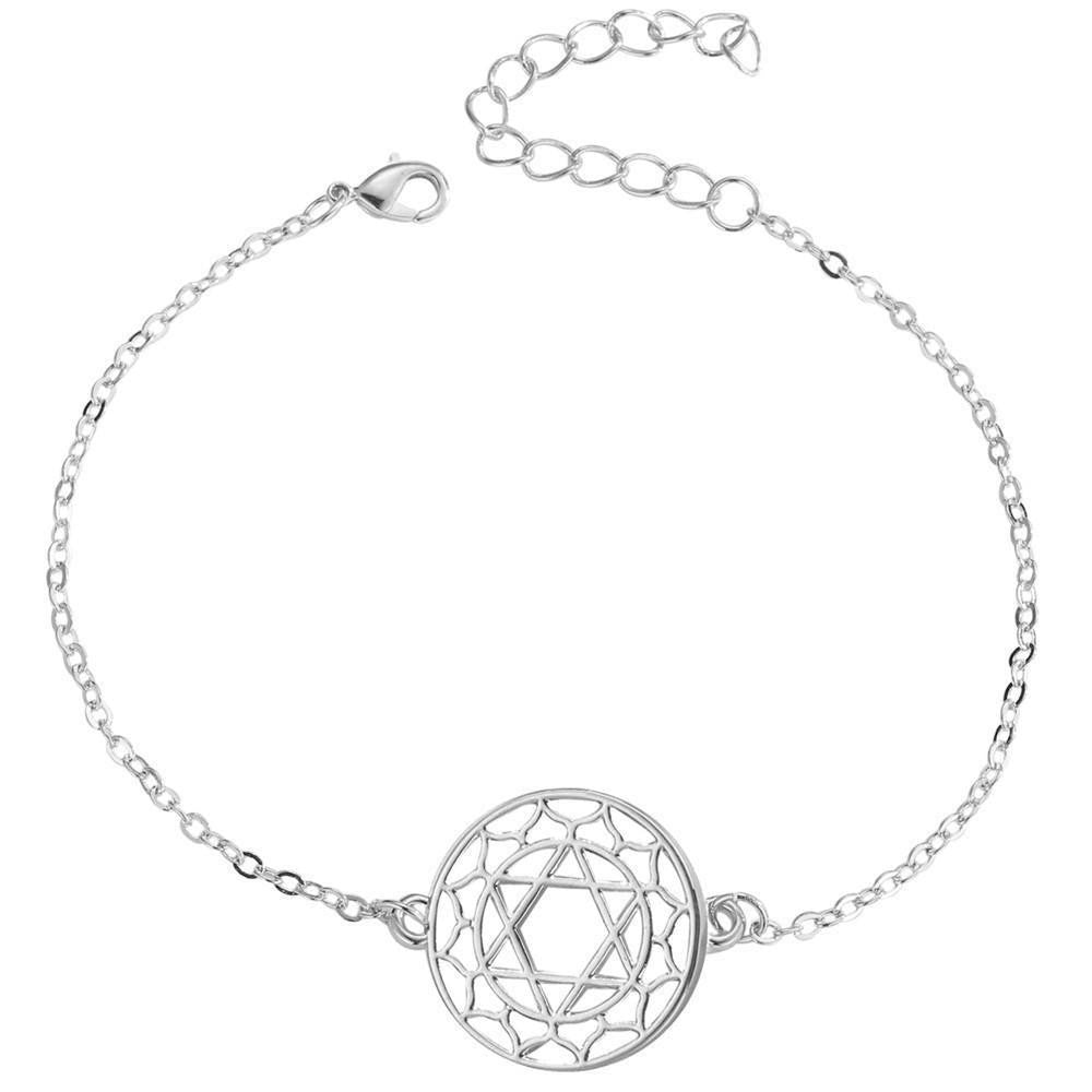 Chakra Energy Bracelet Heart Chakra Anahata / Silver Bracelet