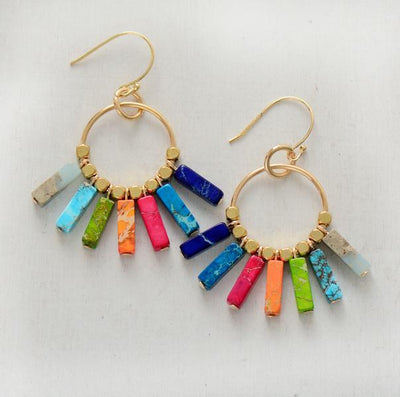 Color Burst Positivity Earrings Earrings