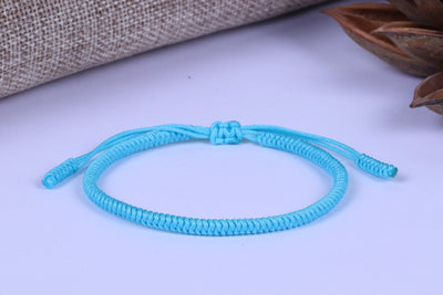 "Colors of Life" Lucky Handmade Buddhist Knots Rope Bracelet 7 Bracelet