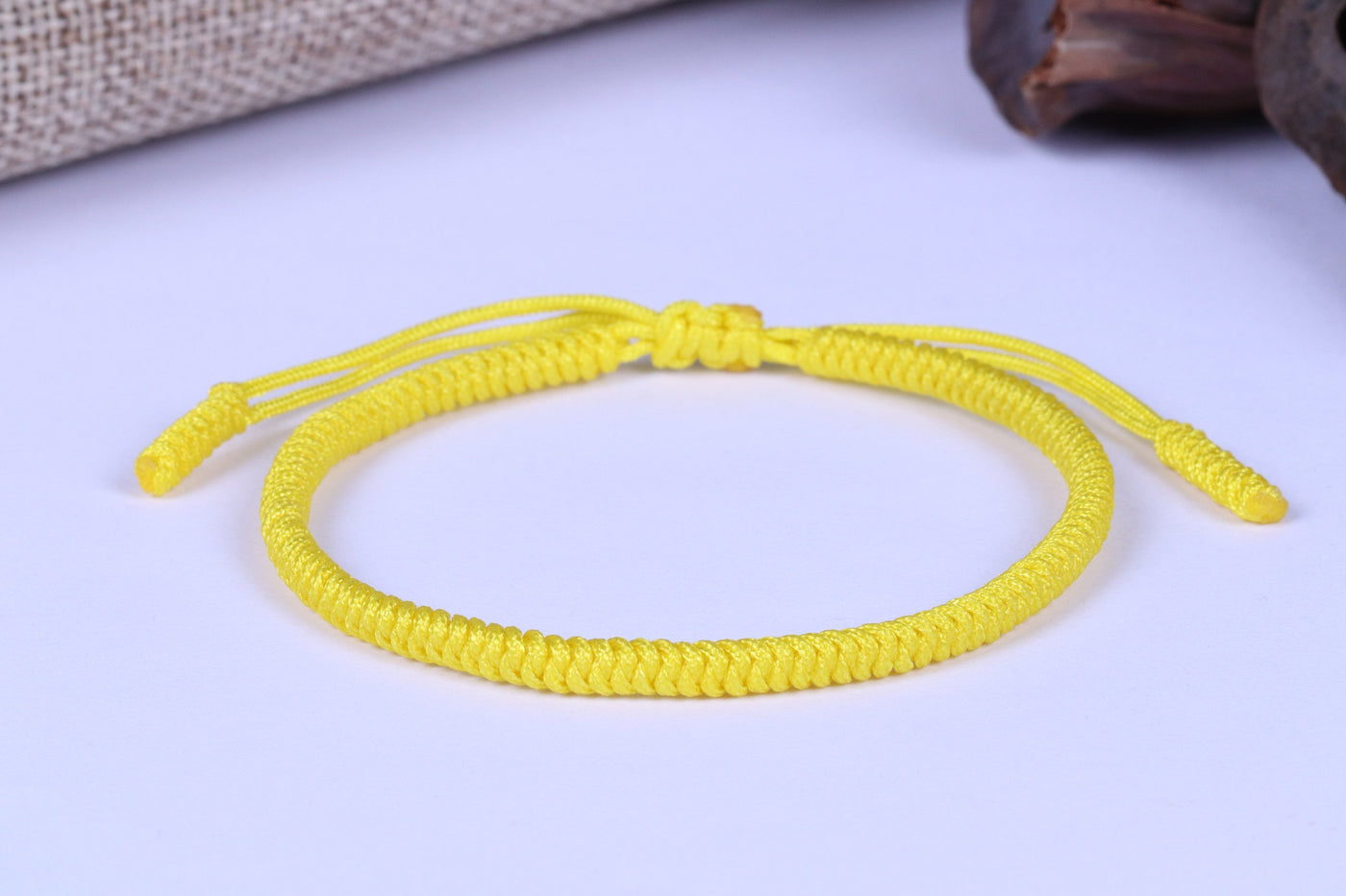 "Colors of Life" Lucky Handmade Buddhist Knots Rope Bracelet Bracelet