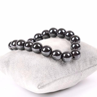 Cool Magnetic Hematite Stone Beads Bracelet Bracelet