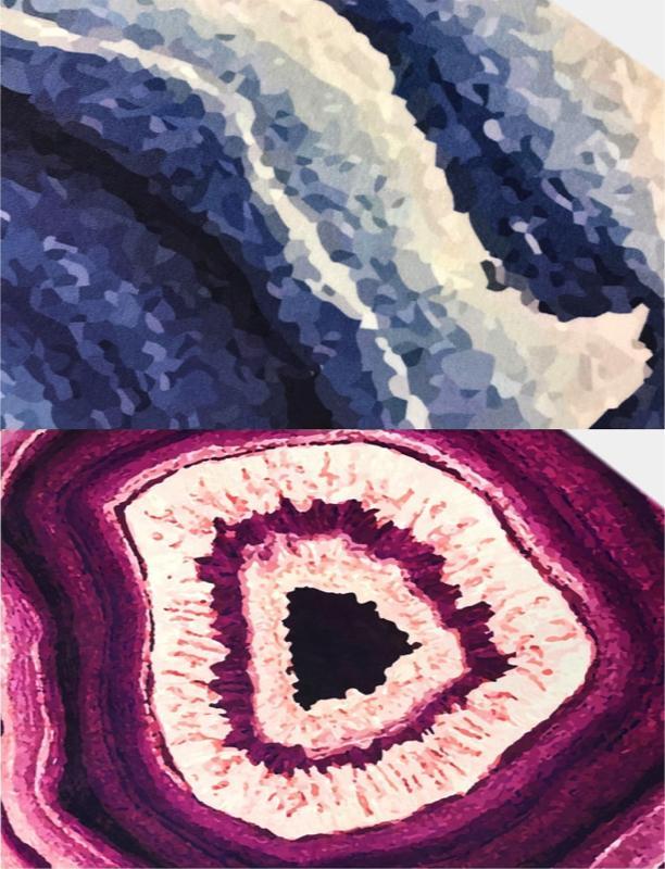 Crystal Geode Slice Rug – Project Yourself