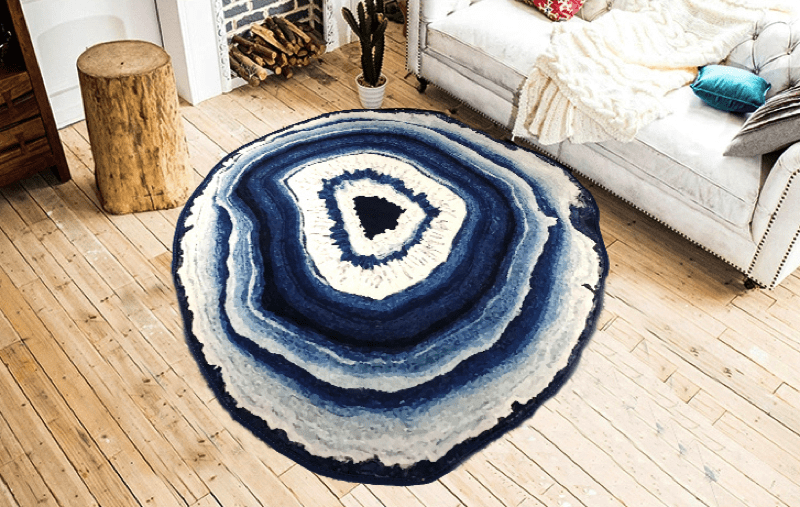 Crystal Geode Slice Rug – Project Yourself