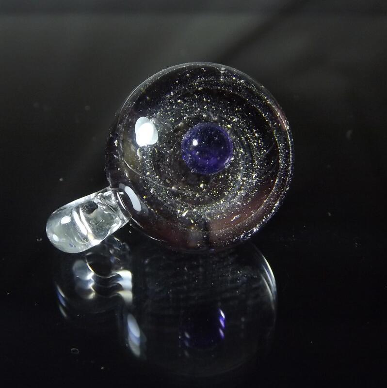 Crystal Glass Universe Necklace Blue Starlight Necklace