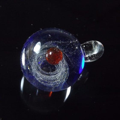 Crystal Glass Universe Necklace Red Andromeda Necklace