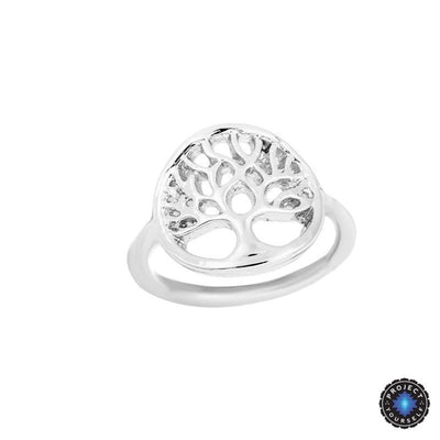Cute Sacred Tree Of Life Ring Silver Plated Rings