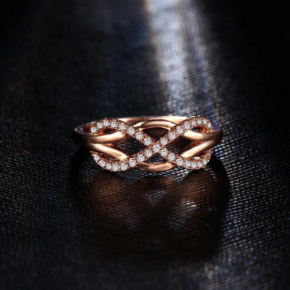 Dazzling Crystal Infinity Ring – Project Yourself