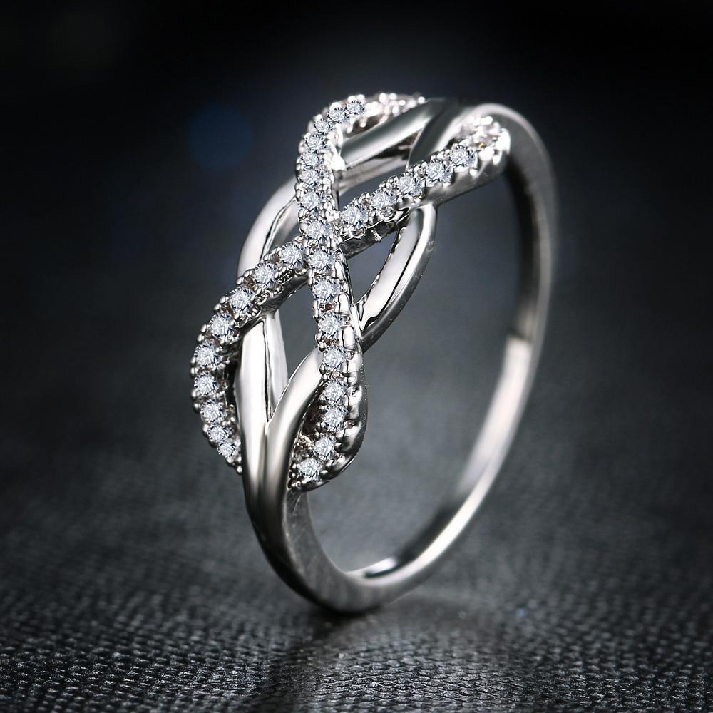 Dazzling Crystal Infinity Ring – Project Yourself