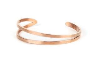 Desire Stainless Steel Bangle Rose Gold