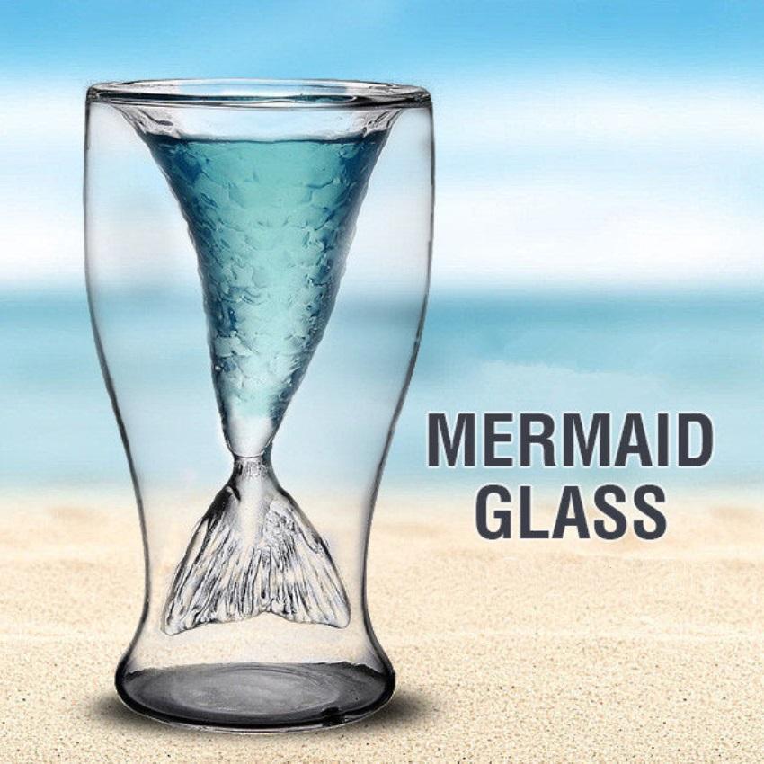 Double Wall Mermaid Glass Accessories