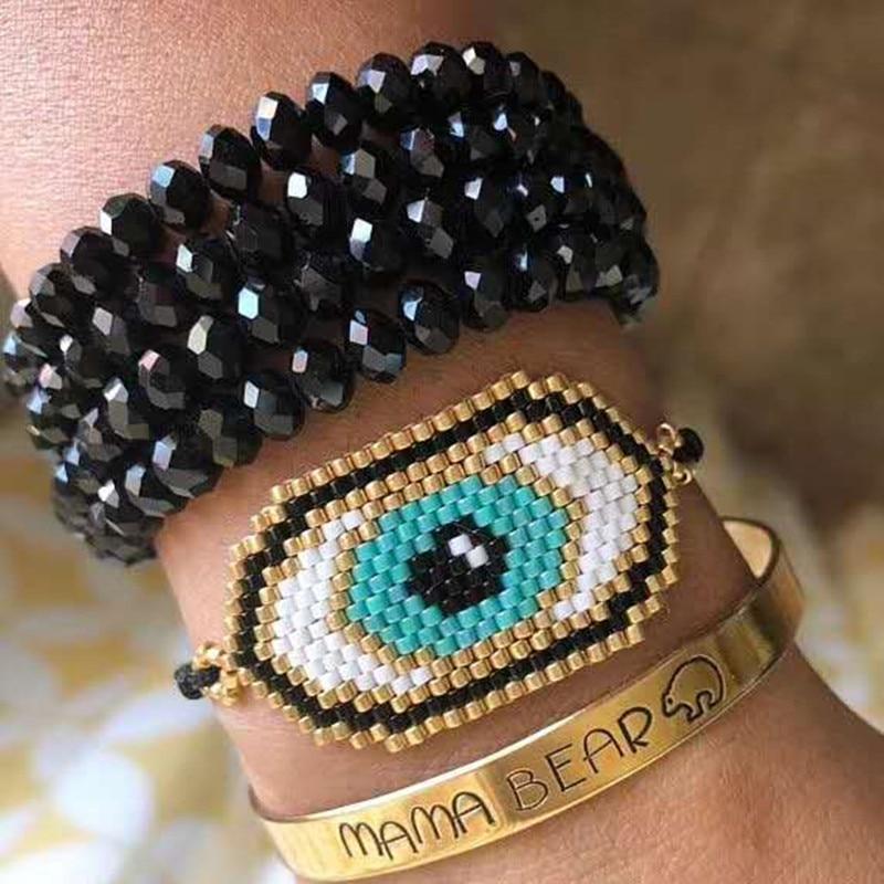 Evil Eye Miyuki Seed Beads Bracelet