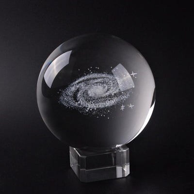 Galaxy Gazer Crystal Ball Decor