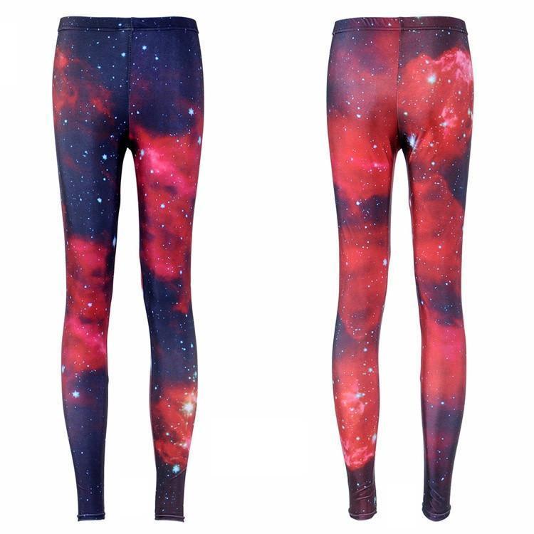 Galaxy Print Yoga Leggings