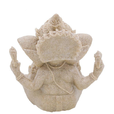 Ganesha Natural Sandstone Statue Decor