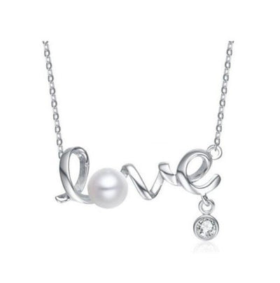 Language of Love Necklace Silver Necklace
