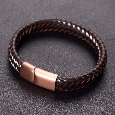 Limited Edition Stainless Steel Wire Cable Leather Bracelet Bracelet