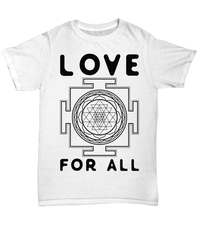 Love For All Unisex Tee / White / sml Shirt / Hoodie