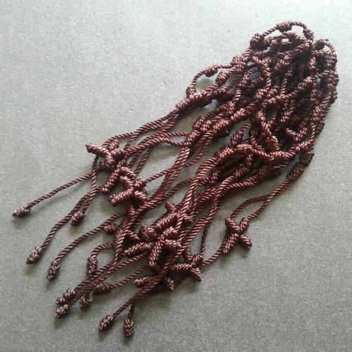 Lucky Handmade Decenario Rosary Bracelet Brown (1 piece) Bracelet